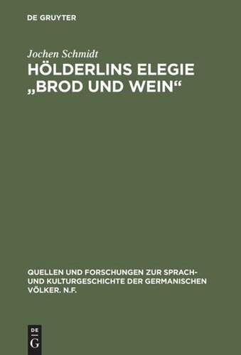 Hölderlins Elegie 