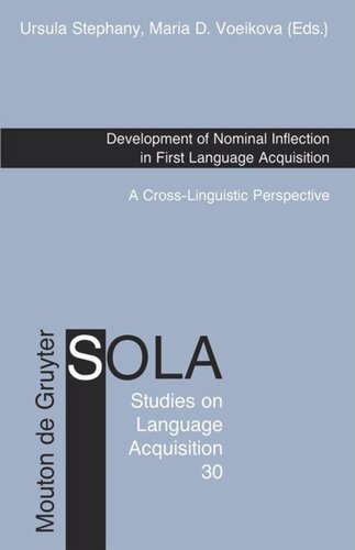 Development of Nominal Inflection in First Language Acquisition: A Cross-Linguistic Perspective