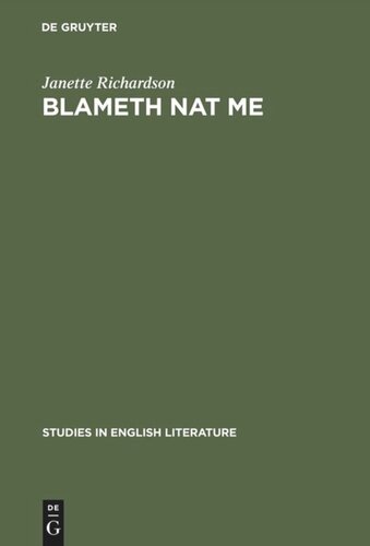 Blameth nat me: A study of imagery in Chaucer's fabliaux