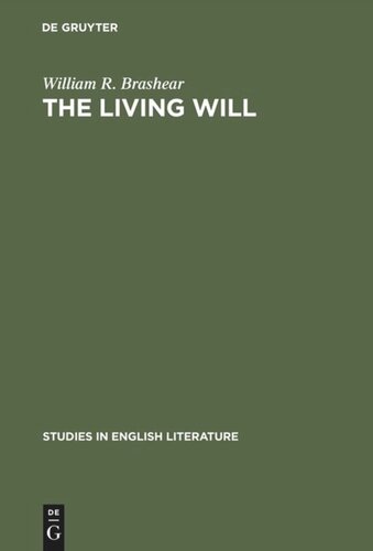 The living will: A study of Tennyson and nineteenth-century subjectivism