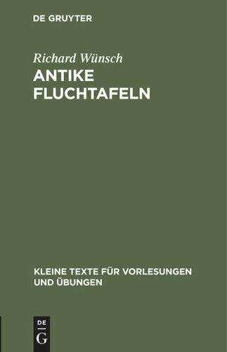 Antike Fluchtafeln