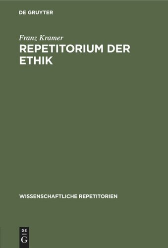 Repetitorium der Ethik