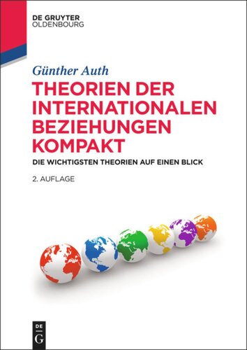 Theorien der Internationalen Beziehungen kompakt: Die wichtigsten Theorien auf einen Blick