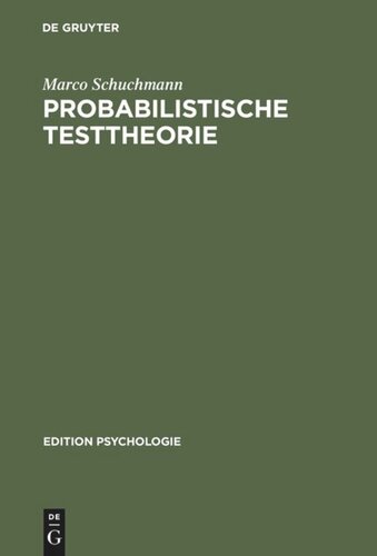 Probabilistische Testtheorie: Einführung mit Mathematica-Beispielen