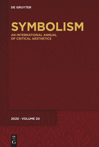 Symbolism 2020: An International Annual of Critical Aesthetics