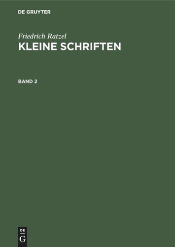 Kleine Schriften: Band 2