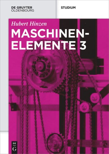 Maschinenelemente: 3 Maschinenelemente 3