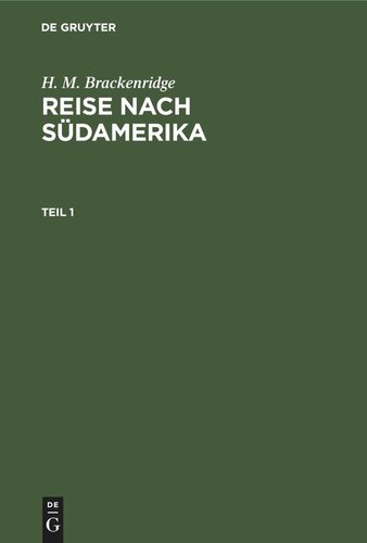 Reise nach Südamerika: Teil 1