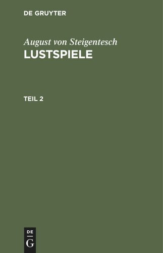 Lustspiele: Teil 2