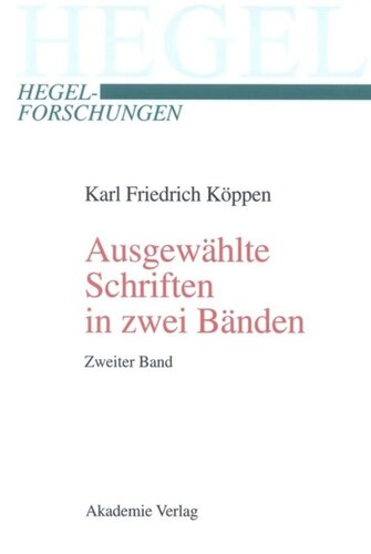 Ausgewählte Schriften in zwei Bänden