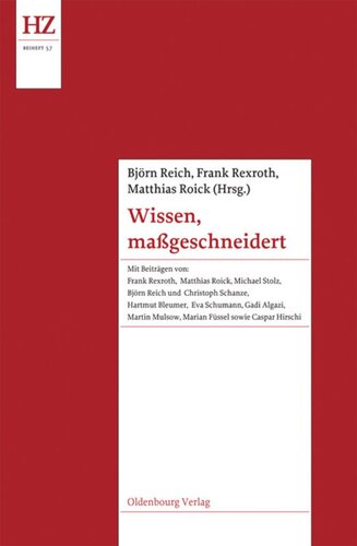 Wissen, maßgeschneidert: Experten und Expertenkulturen im Europa der Vormoderne