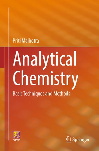 Analytical Chemistry: Basic Techniques and Methods