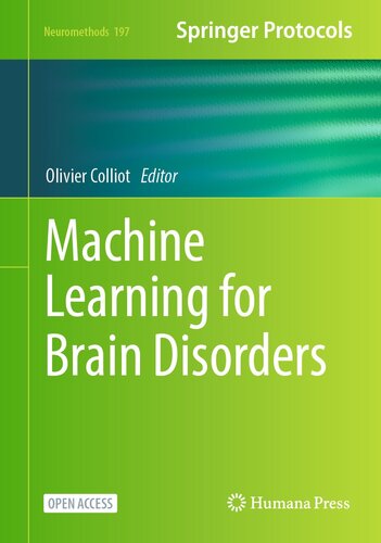 Machine Learning for Brain Disorders (Neuromethods, 197)