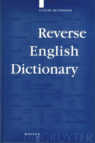 Reverse English Dictionary: Based on Phonological and Morphological Principles