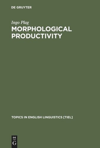 Morphological Productivity: Structural Constraints in English Derivation