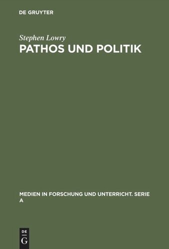 Pathos und Politik: Ideologie in Spielfilmen des Nationalsozialismus