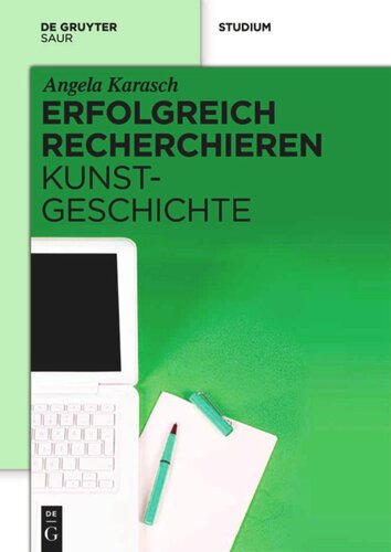 Erfolgreich recherchieren –  Kunstgeschichte