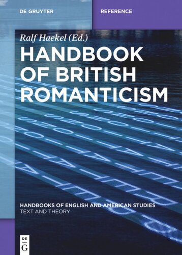 Handbook of British Romanticism