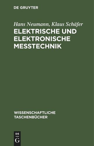 Elektrische und elektronische Meßtechnik