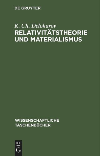 Relativitätstheorie und Materialismus