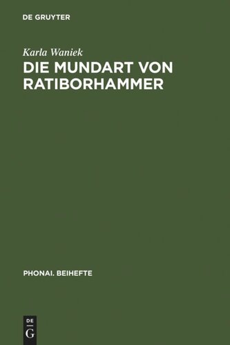 Die Mundart von Ratiborhammer