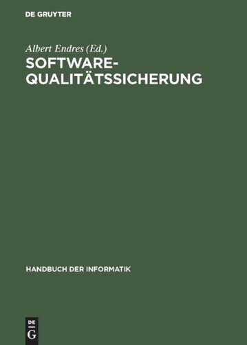 Software-Qualitätssicherung: Konstruktive und analytische Maßnahmen