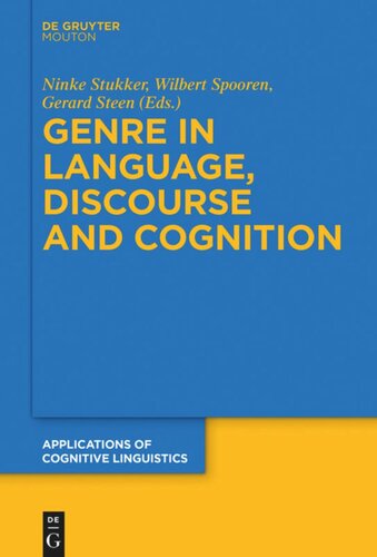 Genre in Language, Discourse and Cognition