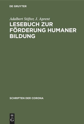 Lesebuch zur Förderung Humaner Bildung