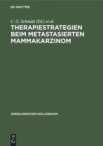 Therapiestrategien beim metastasierten Mammakarzinom