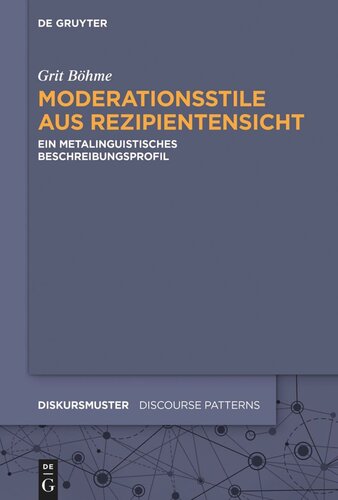 Moderationsstile aus Rezipientensicht: Ein metalinguistisches Beschreibungsprofil