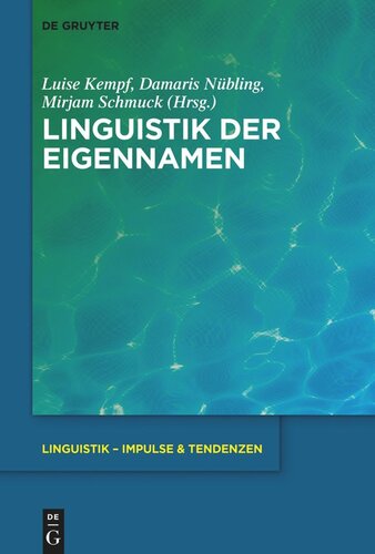 Linguistik der Eigennamen