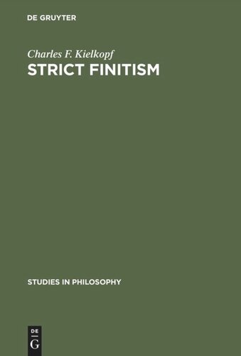 Strict finitism: An examination of Ludwig Wittgenstein's 