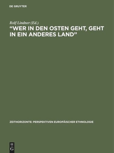 “Wer in den Osten geht, geht in ein anderes Land”: Die Settlementbewegung in Berlin zwischen Kaiserreich und Weimarer Republik