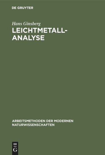 Leichtmetallanalyse