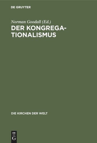 Der Kongregationalismus