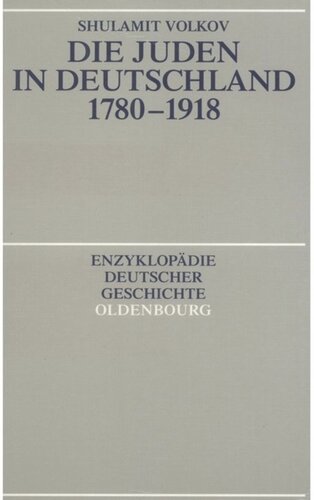 Die Juden in Deutschland 1780-1918