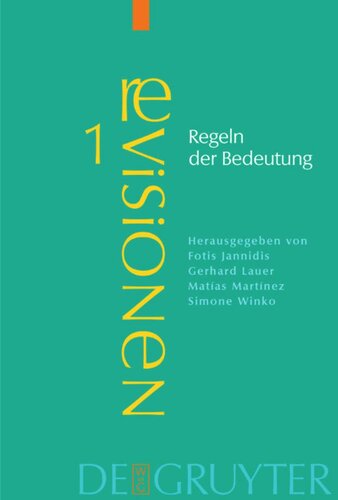 Regeln der Bedeutung: Zur Theorie der Bedeutung literarischer Texte