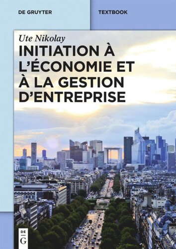 Initiation à l’économie et à la gestion d’entreprise