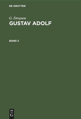 Gustav Adolf: Band 2