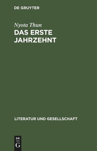 Das erste Jahrzehnt: Literatur und Kulturrevolution in der Sowjetunion