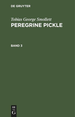 Peregrine Pickle: Band 3