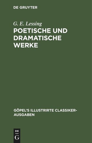 Poetische und dramatische Werke