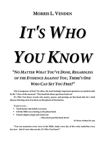 It's Who You Know - pdf