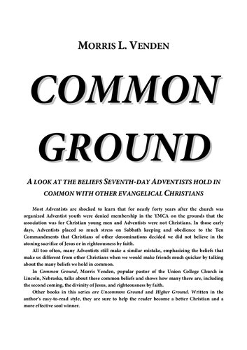 Common Ground (Foundations for Faith 1) - pdf