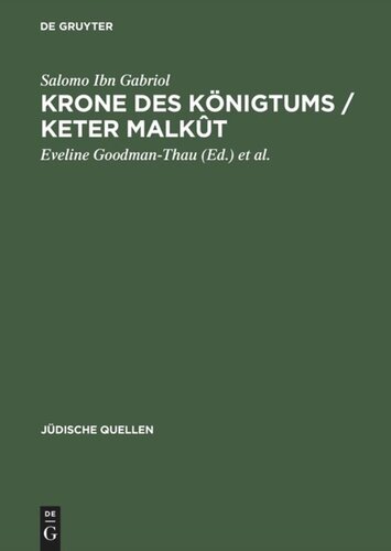 Krone des Königtums / Keter malkût