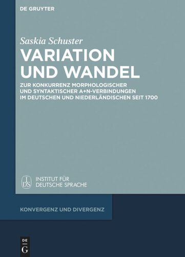 Variation und Wandel: Zur Konkurrenz morphologischer und syntaktischer A+N-Verbindungen im Deutschen und Niederländischen seit 1700