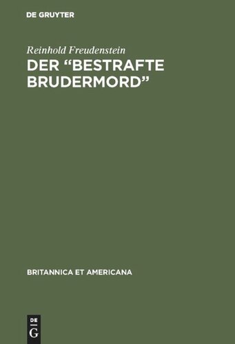 Der “Bestrafte Brudermord”: Shakespeares “Hamlet” auf der Wanderbühne des 17. Jahrhunderts