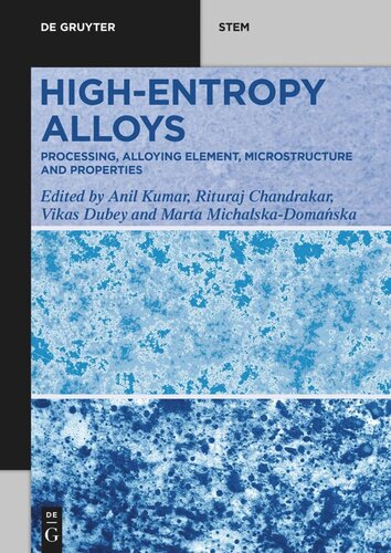 High-Entropy Alloys: Processing, Alloying Element, Microstructure, and Properties