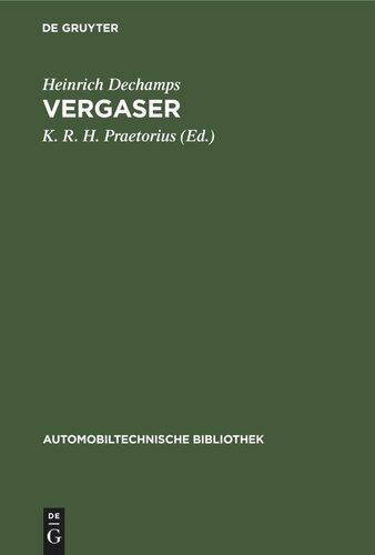 Vergaser