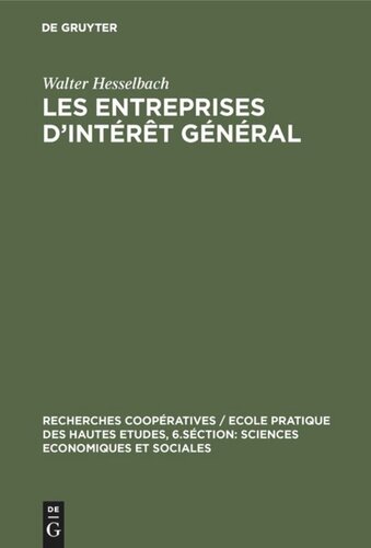 Les entreprises d’intérêt général